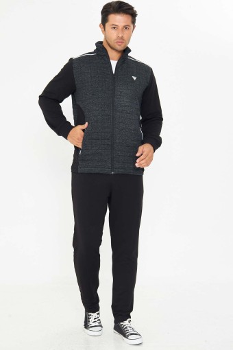 FM TEKSTİL - Fm Tekstil Erkek Eşofman Takımı - Siyah