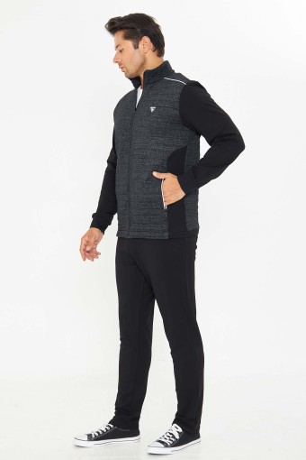 FM TEKSTİL - Fm Tekstil Erkek Eşofman Takımı - Siyah (1)