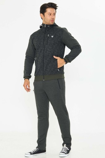 FM TEKSTİL - Fm Tekstil Erkek Eşofman Takımı - Siyah (1)
