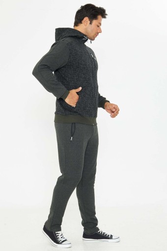 FM TEKSTİL - Fm Tekstil Erkek Eşofman Takımı - Siyah (1)