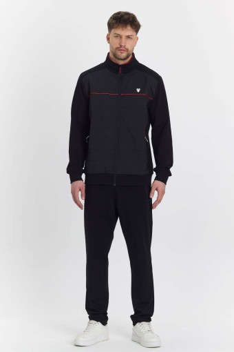 FM TEKSTİL - Fm Tekstil Erkek Eşofman Takımı - Siyah