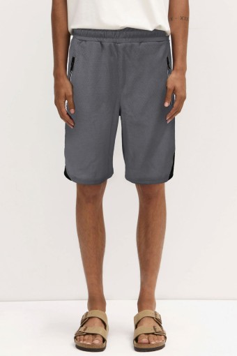 FM TEKSTİL - Fm Tekstil Erkek Şort Pamuklu - Grimelanj