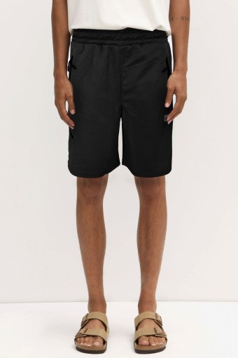 FM TEKSTİL - Fm Tekstil Erkek Şort Pamuklu - Siyah