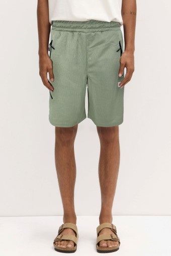 FM TEKSTİL - Fm Tekstil Erkek Şort Pamuklu - Yeşil
