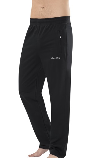 FM TEKSTİL - Fm Tekstil Erkek Tek Alt Eşofman Beli Lastikli Büyük Beden - Antrasit