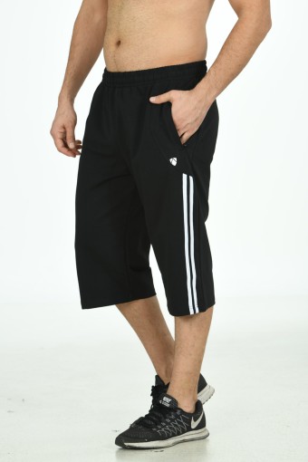 FM TEKSTİL - FM Tekstil Tek Alt Kapri Cepli Pamuklu - Antrasitmelanj (1)