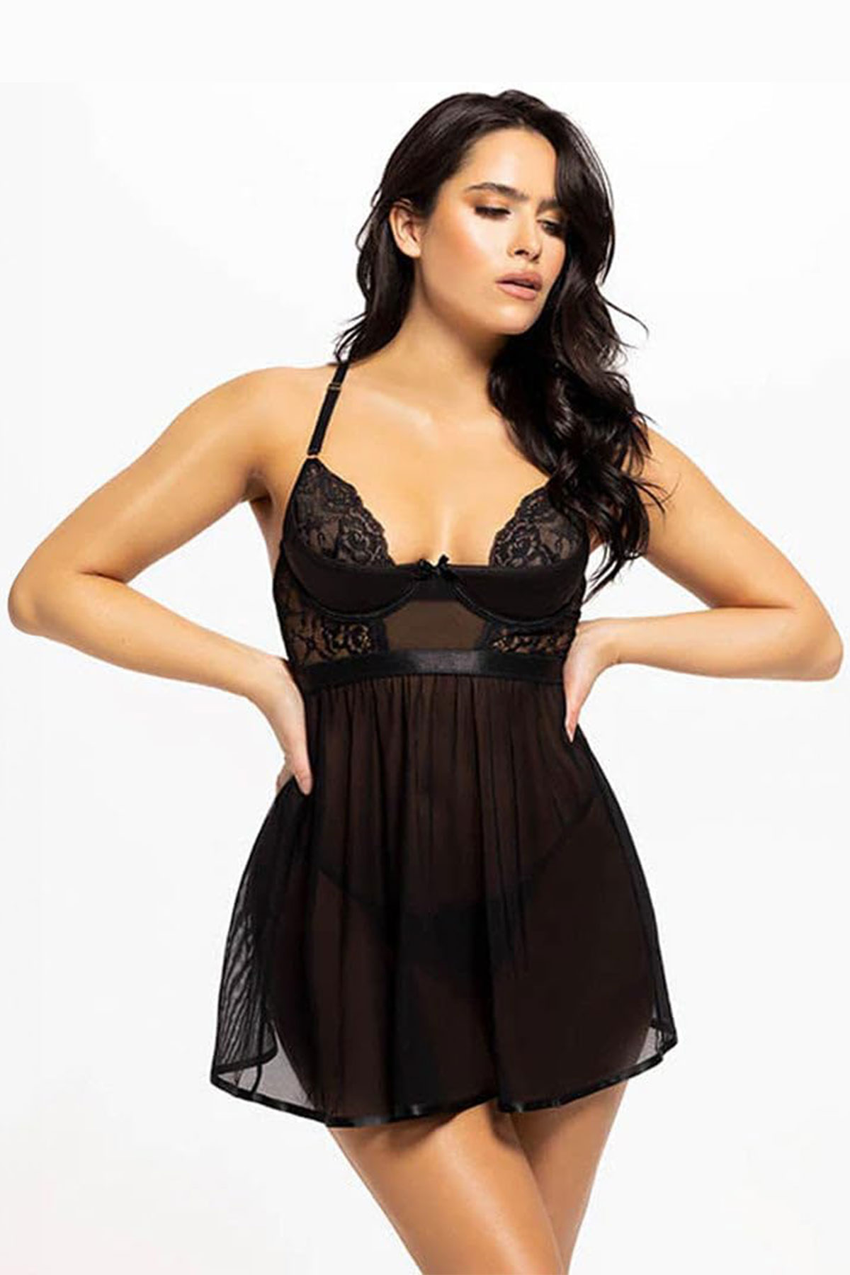 For Dreams Kadın Fantazi Dantelli Gecelik - Thumbnail