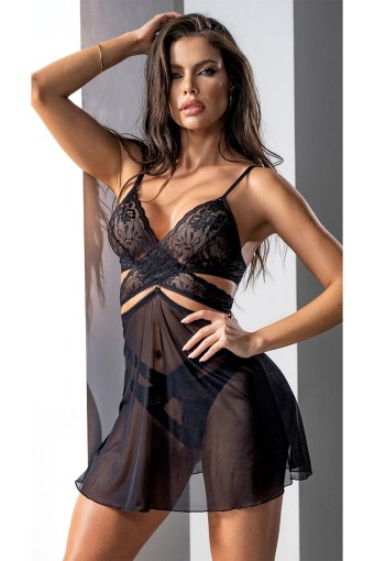 FOR DREAMS - For Dreams Fantazi Gecelik Kısa Dantel Eteği Tül (1)