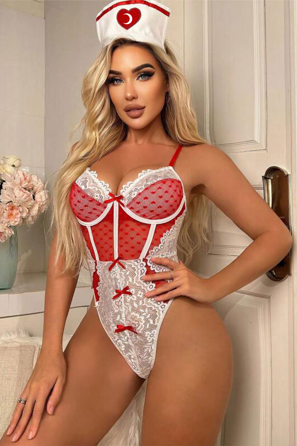 For Dreams Fantazi Hemşire Kostüm - Thumbnail