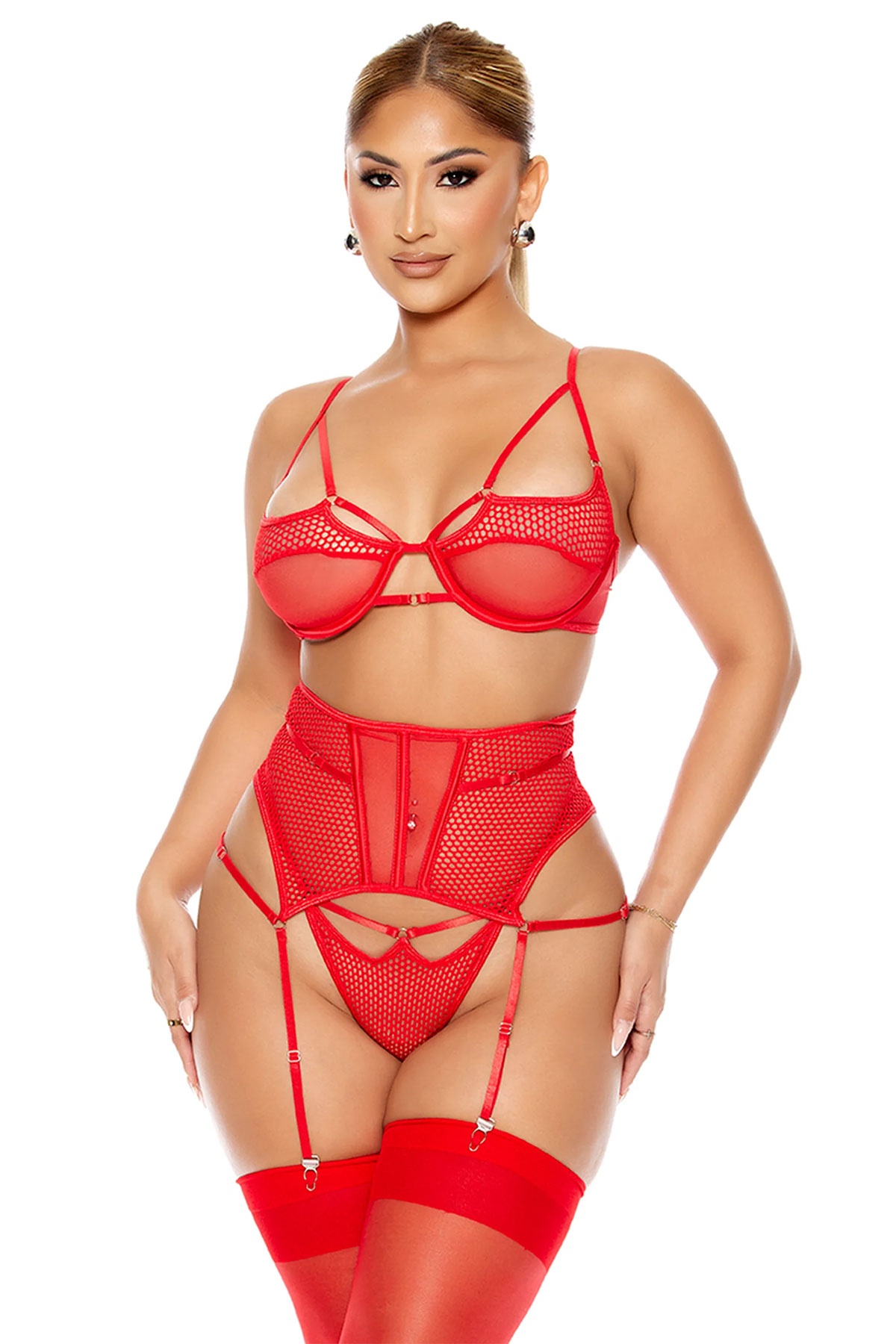 For Dreams Kadın Fantezi Jartiyer Takım - Thumbnail