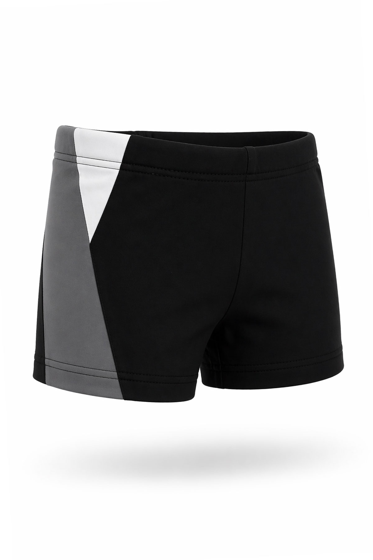 Forum Argisa Erkek Çocuk Deniz Şortu Yüzücü Parçalı - Siyah/Gri - Thumbnail