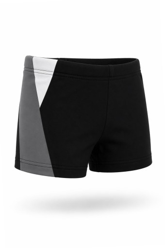 FORUM - Forum Argisa Erkek Çocuk Deniz Şortu Yüzücü Parçalı - Siyah/Gri