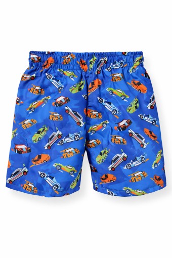 FORUM - Forum Erkek Çocuk Deniz Şortu Desenli - Mavi