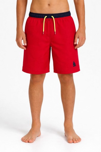 FORUM - Forum Erkek Garson Deniz Şortu - Kırmızı