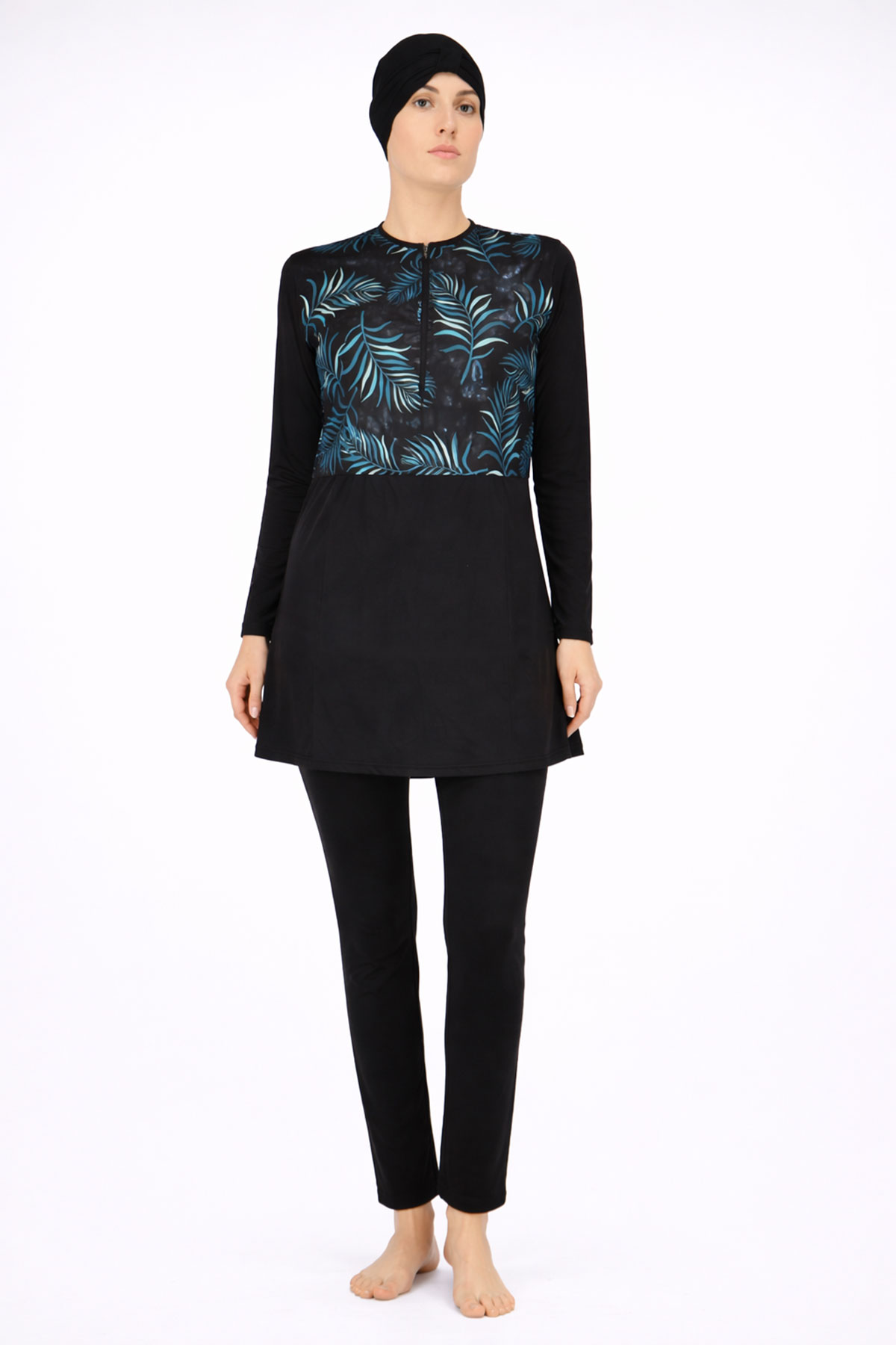 Forum Kadın Tesettür Mayo Dijital Baskılı - Çok Renkli/1 - Thumbnail