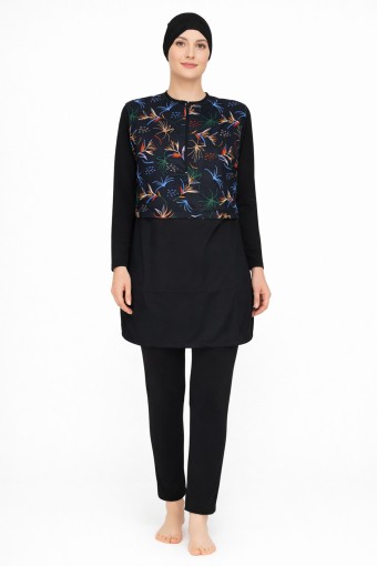 FORUM - Forum Kadın Tesettür Mayo Dijital Baskılı - Çok Renkli/2