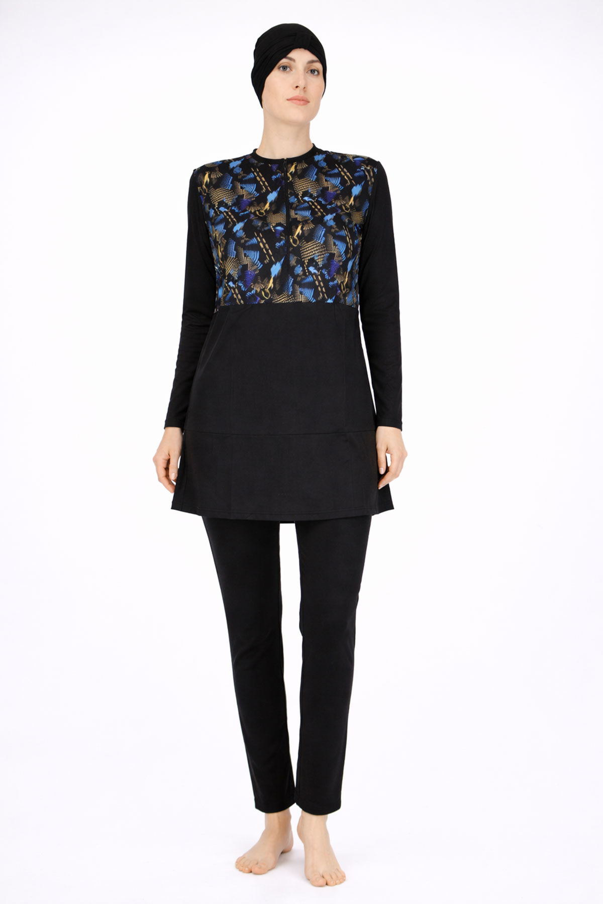 Forum Kadın Tesettür Mayo Dijital Baskılı - Çok Renkli/3 - Thumbnail