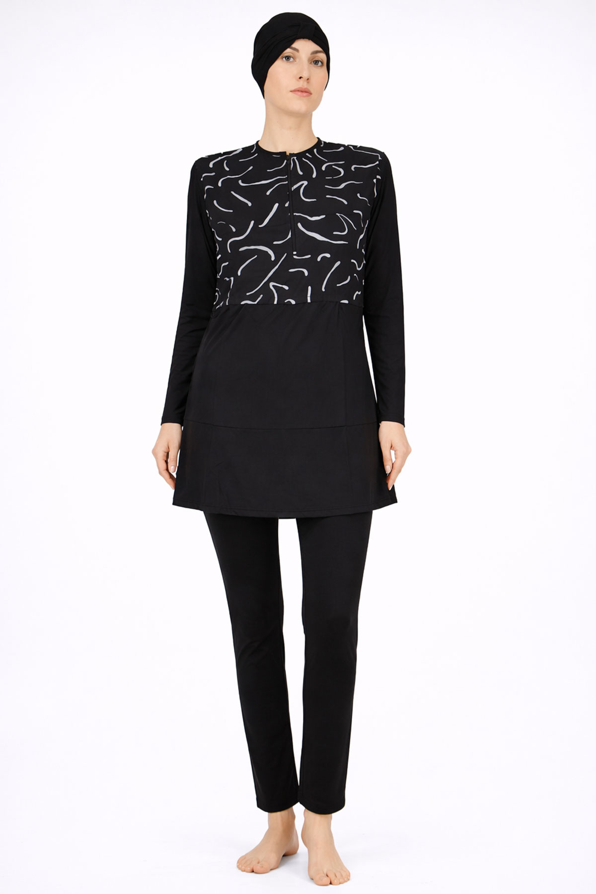 Forum Kadın Tesettür Mayo Dijital Baskılı - Çok Renkli/4 - Thumbnail