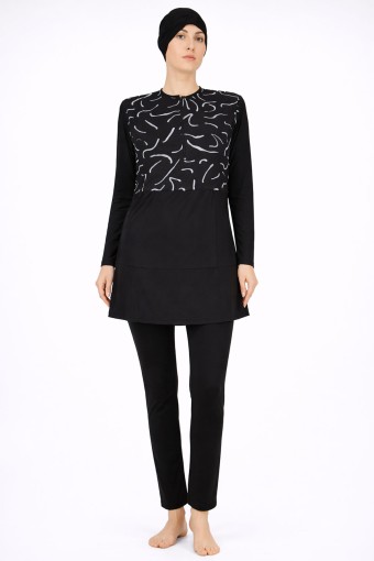 FORUM - Forum Kadın Tesettür Mayo Dijital Baskılı - Çok Renkli/4