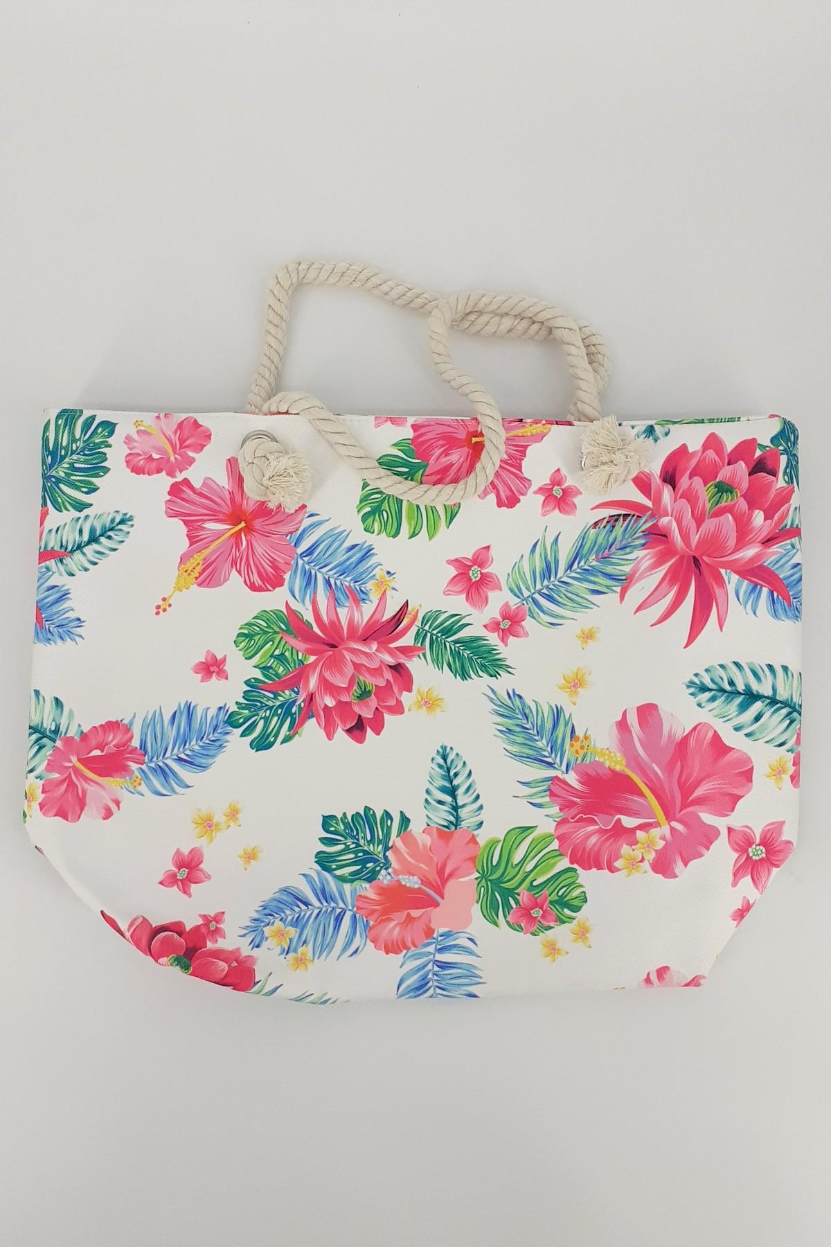 Forum Plaj Çantası Baskılı Lüks - Thumbnail