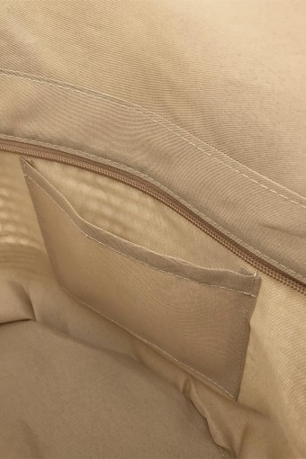 FORUM - Forum Plaj Çantası Hasır Saplı Fermuarlı (1)