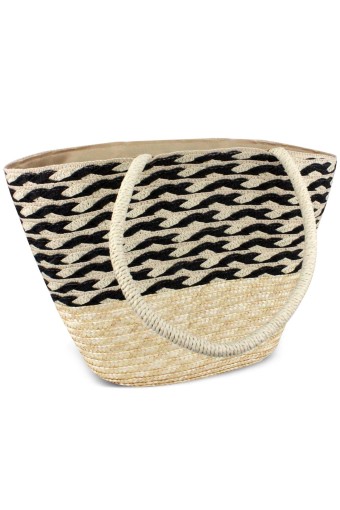 FORUM - Forum Plaj Çantası Hasır Saplı Fermuarlı (1)