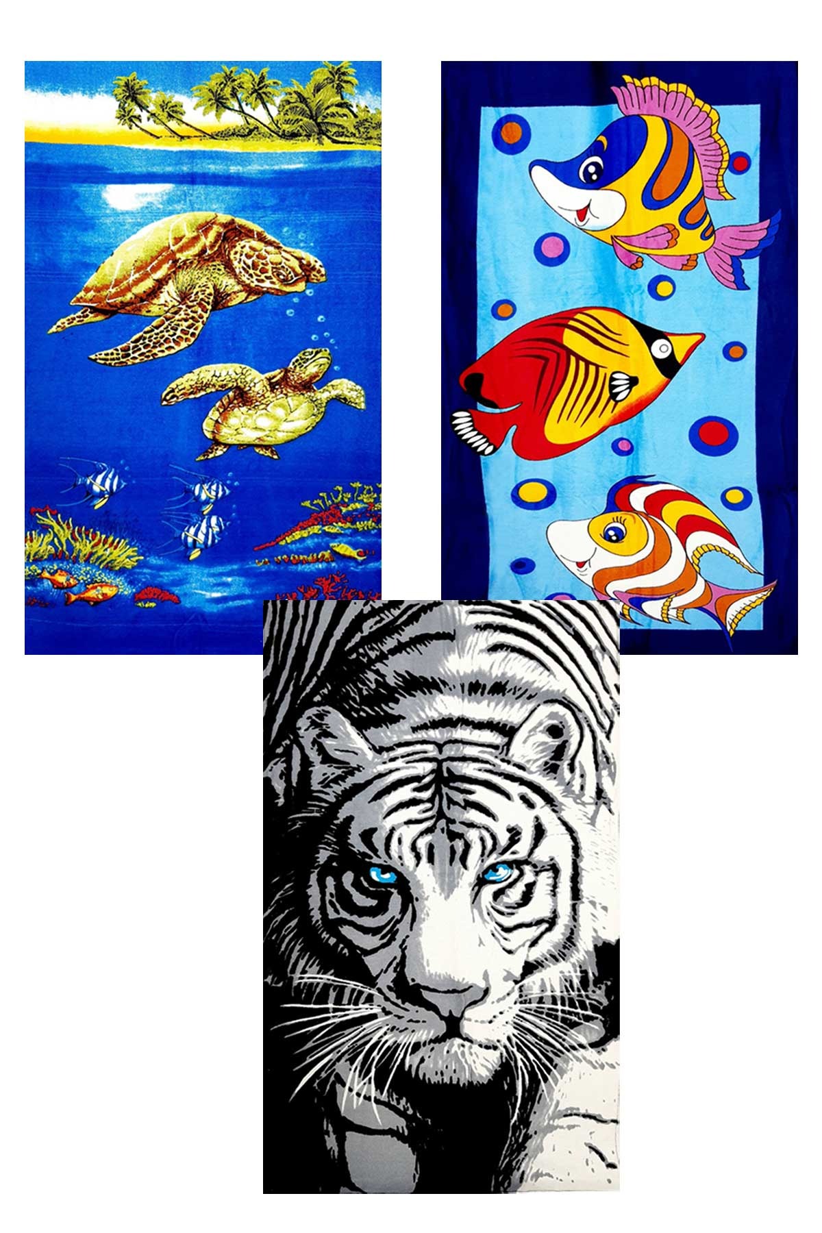 Forum Unisex Plaj Havlusu Baskılı - Thumbnail