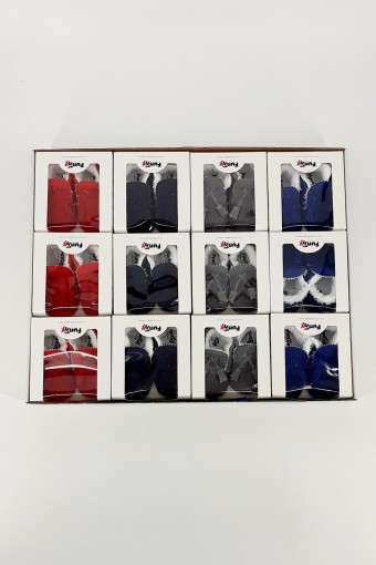 FUNNY - Funny Unisex Bebek Püskül Detaylı Patik - Asorti (1)