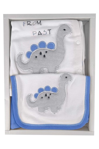 GAYE - Gaye Bebe 5'li Zıbın Set Dinazorlu