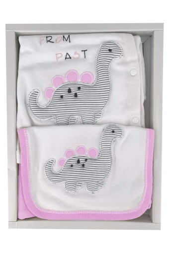 GAYE - Gaye Bebe 5'li Zıbın Set Dinazorlu (1)