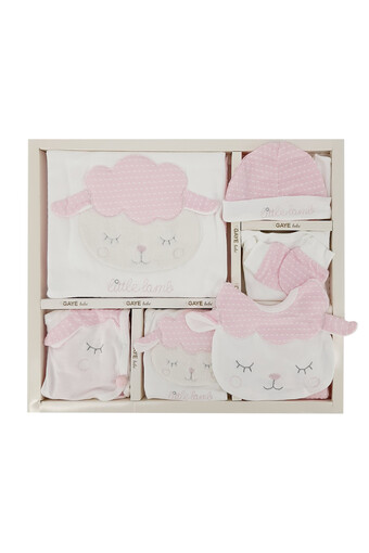 GAYE - Gaye Kız Bebek Zıbın Seti 10'lu Kuzu Desen