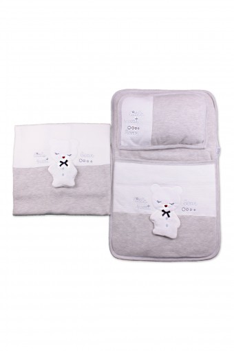 GAYE - Gaye Unisex Bebek Alt Açma Seti Nokta Desenli