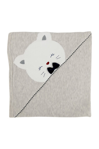 GAYE - Gaye Unisex Bebek Bebek Battaniye Kedi Desenli