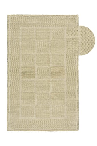 GLOBALTÜRK - Globaltürk Şönil 50x80 Kare Desenli Paspas