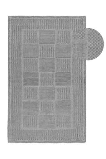 GLOBALTÜRK - Globaltürk Şönil 50x80 Kare Desenli Paspas (1)