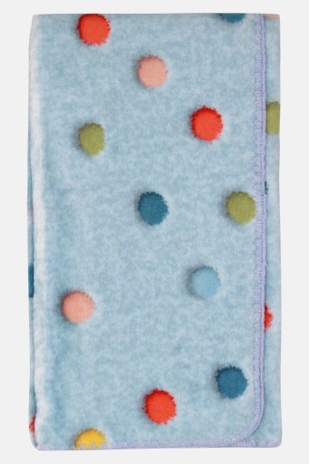 İLKCEMRE - Golden Spring Unisex Bebek Puantiyeli Battaniye