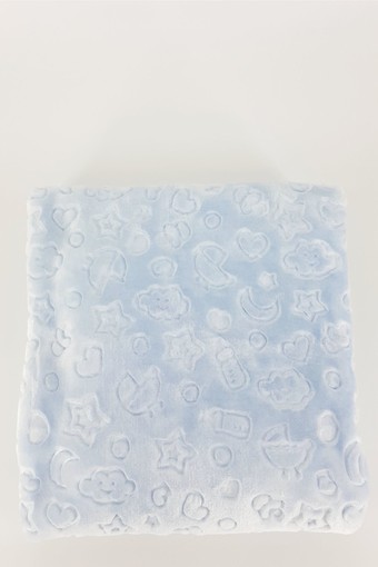 İLKCEMRE - Golden Star Baby Unisex Bebek Battaniye Kabartmalı 100x120 (1)