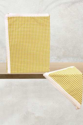 GÖZDE TEKSTİL - Gözde Güpürlü Peçeteli Masa Örtüsü Takımı 170x170