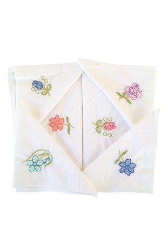 GÖZDE TEKSTİL - Gözde Kadın İşlemeli Mendil