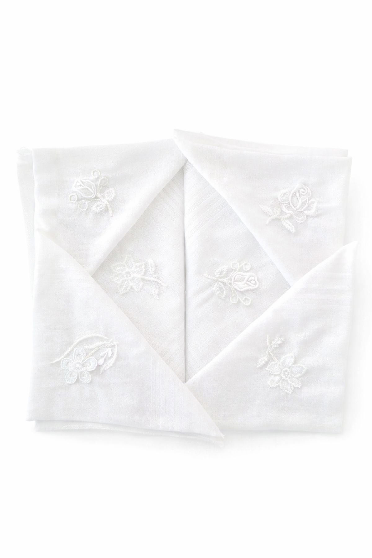 Gözde Kadın İşlemeli Mendil - Thumbnail