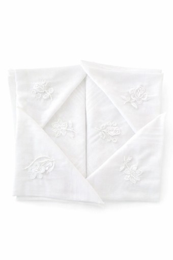 GÖZDE TEKSTİL - Gözde Kadın İşlemeli Mendil (1)