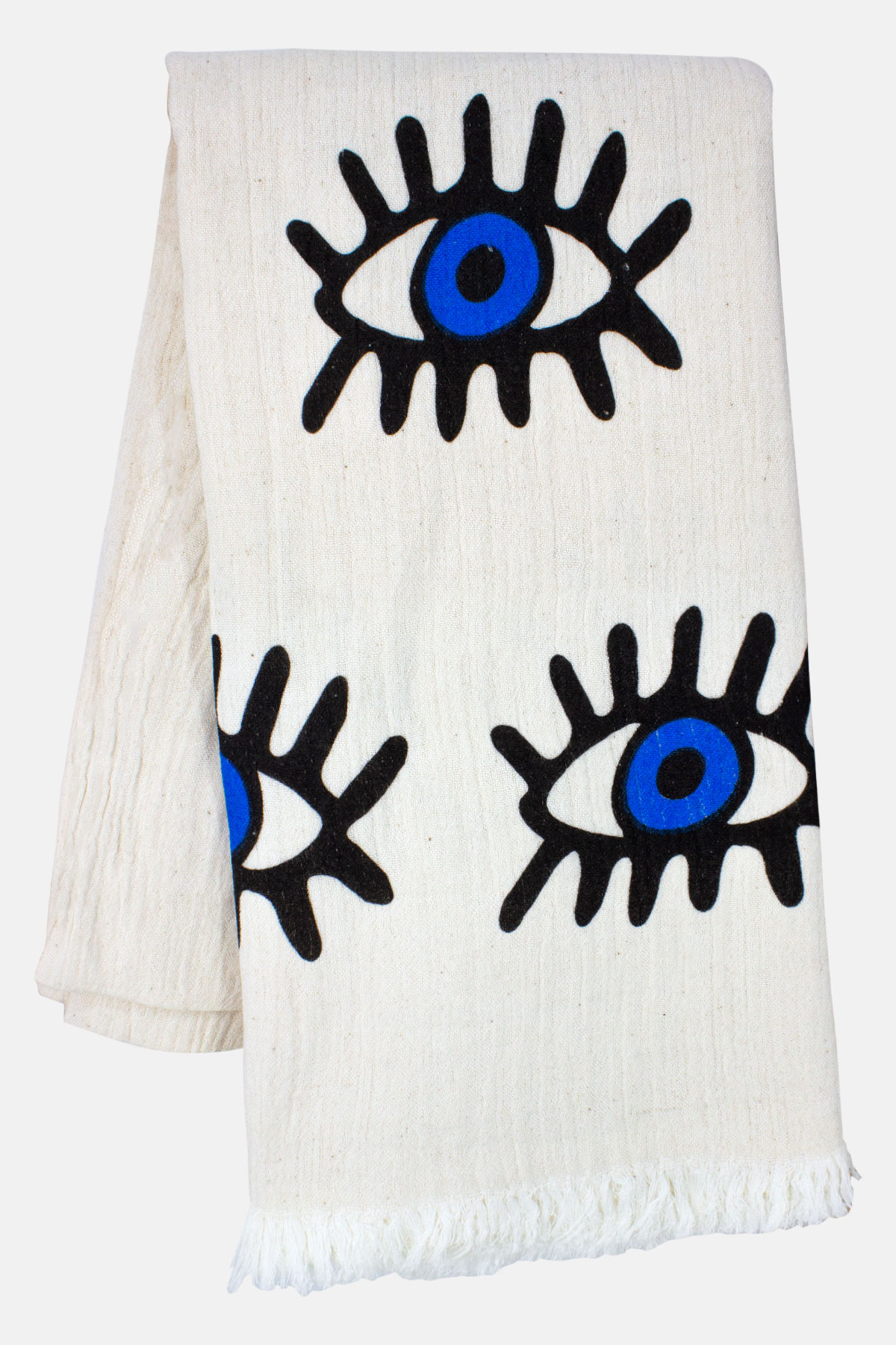 Gözde Unisex Çift kat Baskılı Müslin Peştemal 100 - Thumbnail