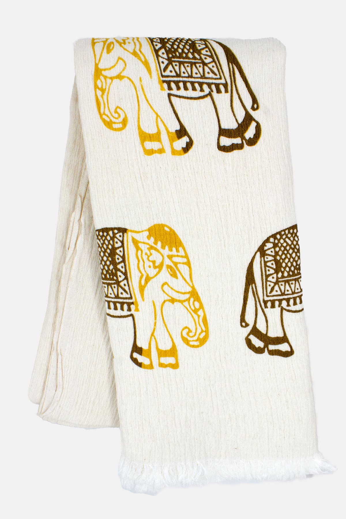 Gözde Unisex Çift kat Baskılı Müslin Peştemal 100 - Thumbnail