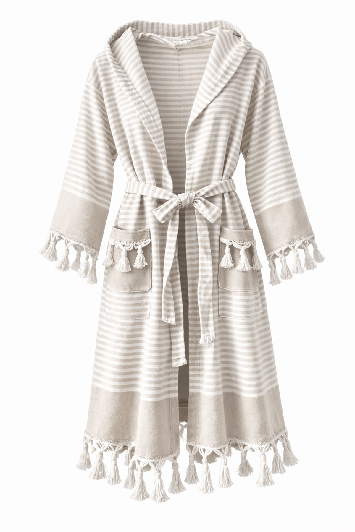 Gözde Unisex Sultan Peştemal Bornoz - Thumbnail