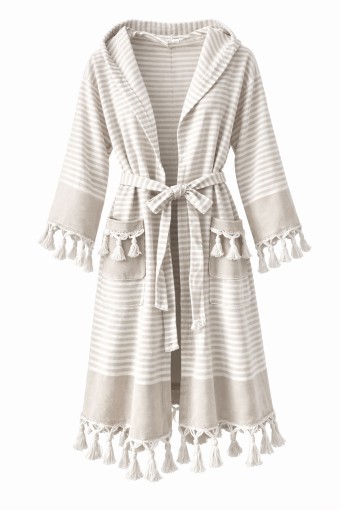 GÖZDE TEKSTİL - Gözde Unisex Sultan Peştemal Bornoz