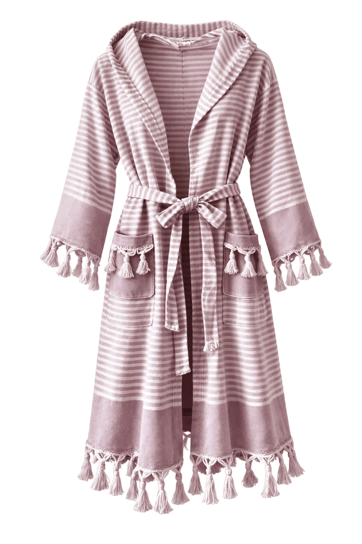 Gözde Unisex Sultan Peştemal Bornoz - Thumbnail