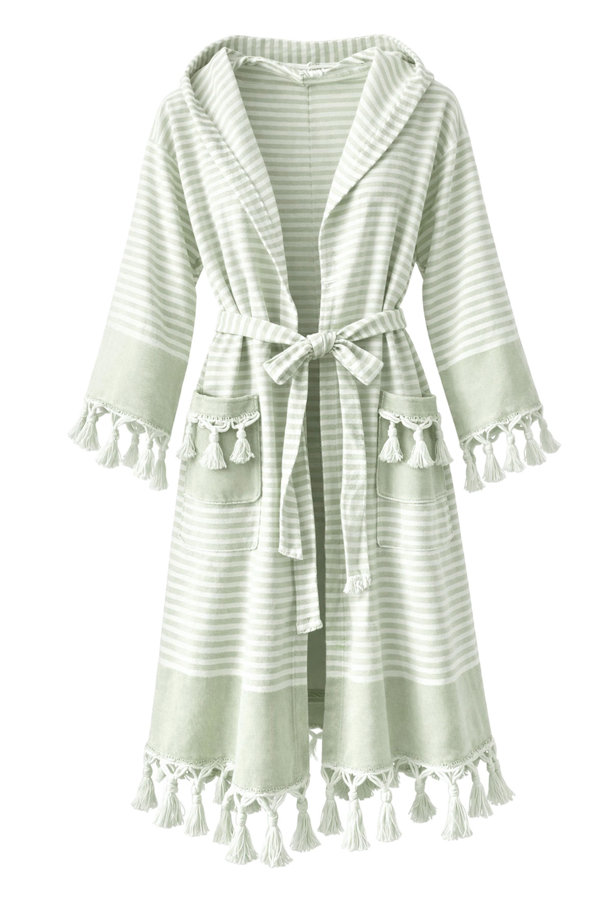 Gözde Unisex Sultan Peştemal Bornoz - Thumbnail