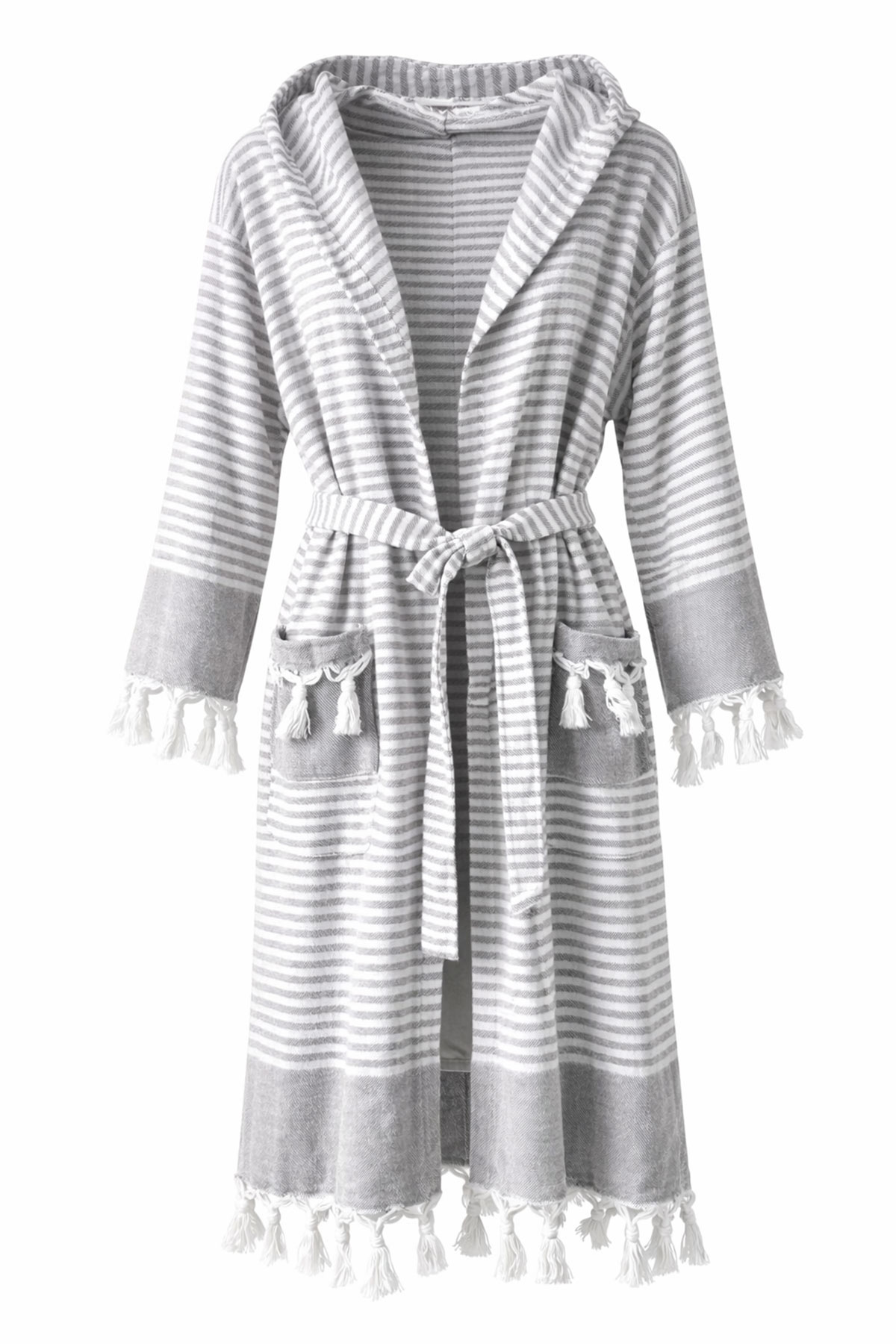 Gözde Unisex Sultan Peştemal Bornoz - Thumbnail