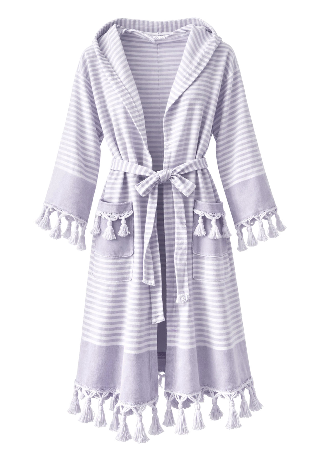 Gözde Unisex Sultan Peştemal Bornoz - Thumbnail