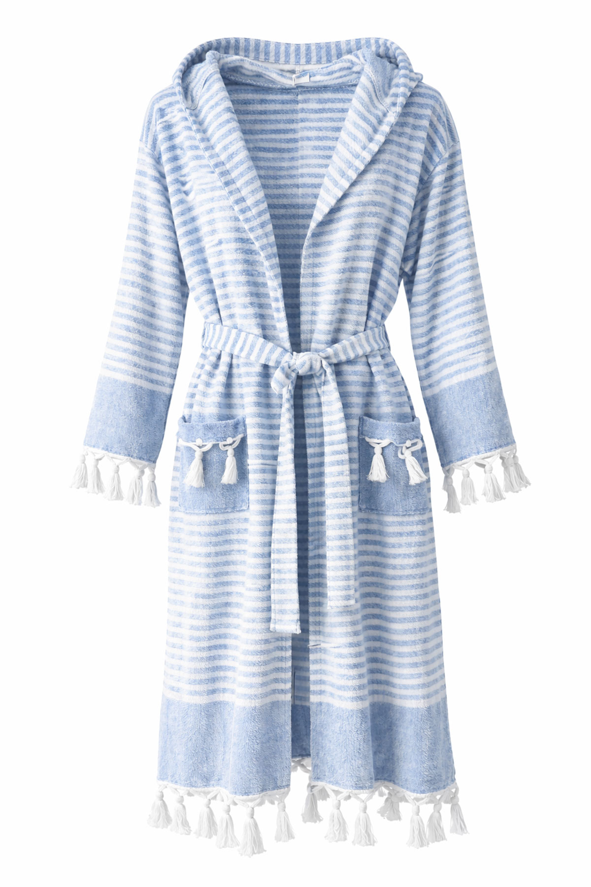 Gözde Unisex Sultan Peştemal Bornoz - Thumbnail